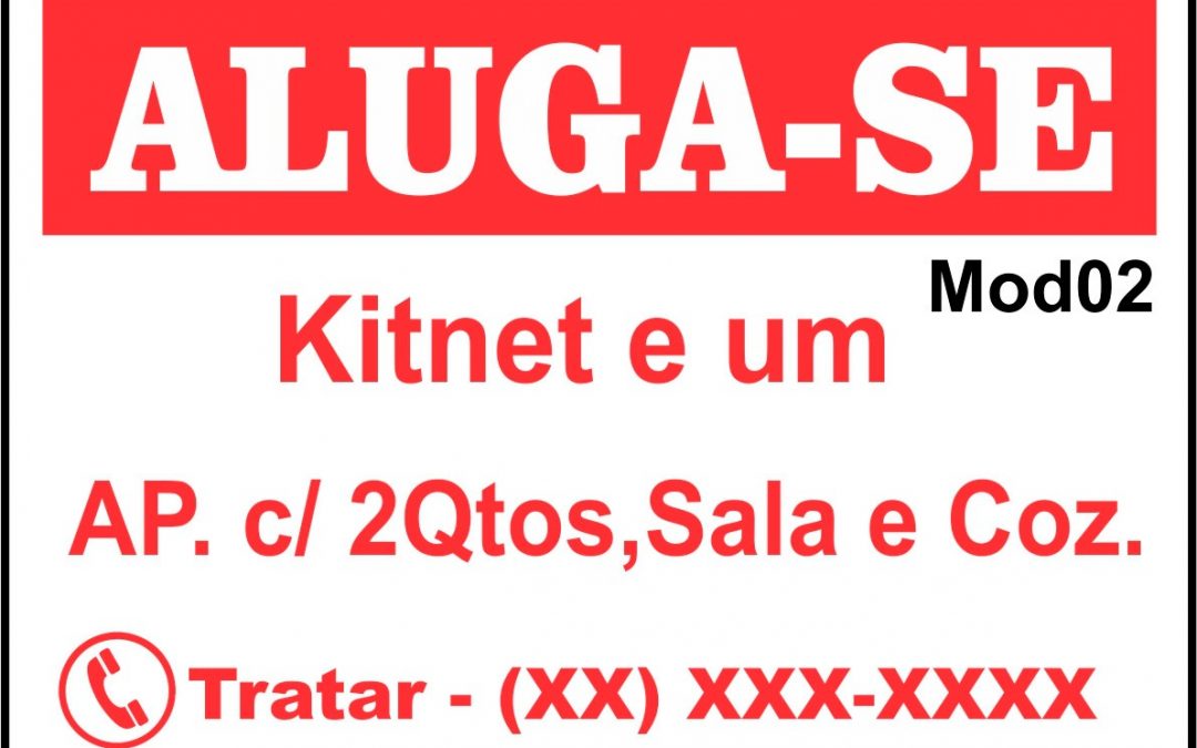 Placa de aluga-se: Como fazer? Vale a pena? Tudo o que você precisa saber.