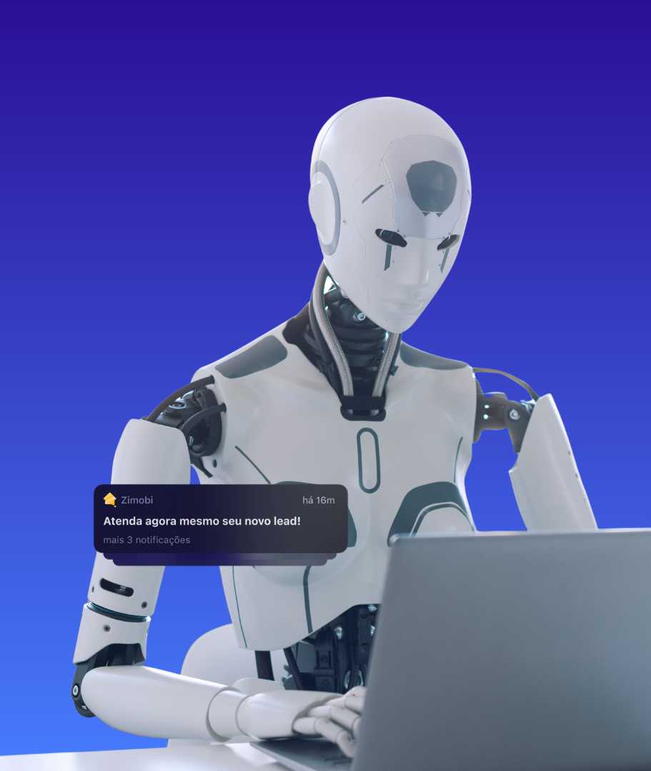 IA para imobiliária: atendimento automatizado da Zimobi